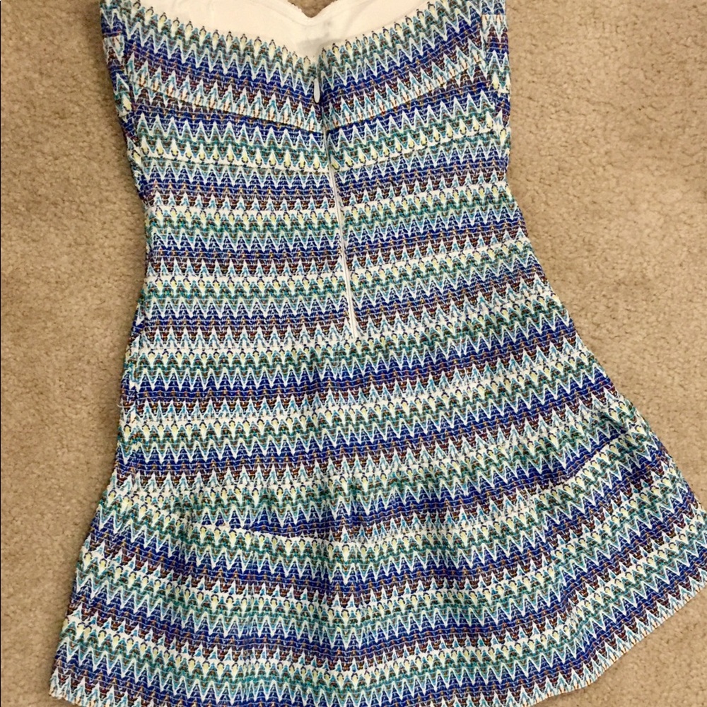 NWT WOW Couture strapless dress / size Large - Picture 2 of 4